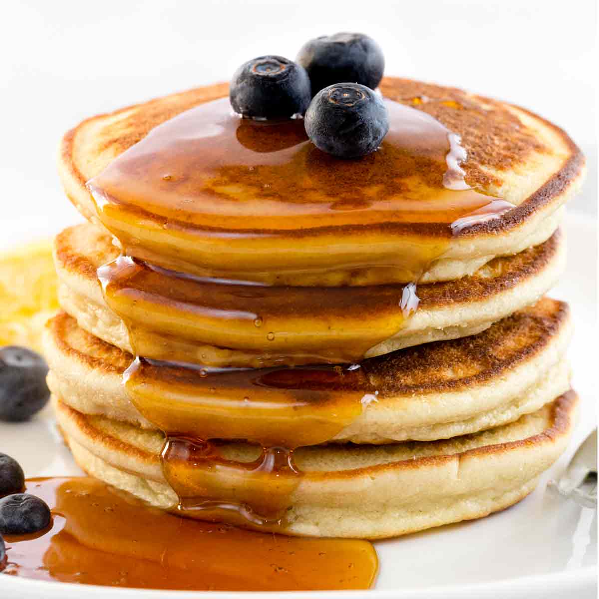 pancakes with honey