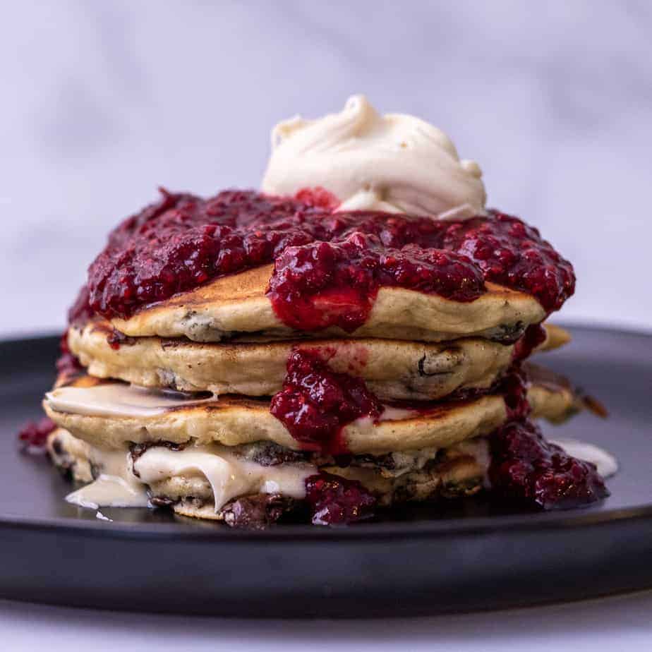 pancakes with mascarpone cream