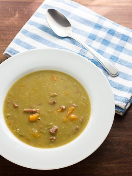 pea soup in a pressure cooker 1