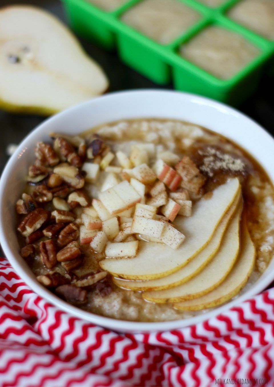 pear oatmeal porridge