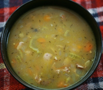 pheasant or partridge soup