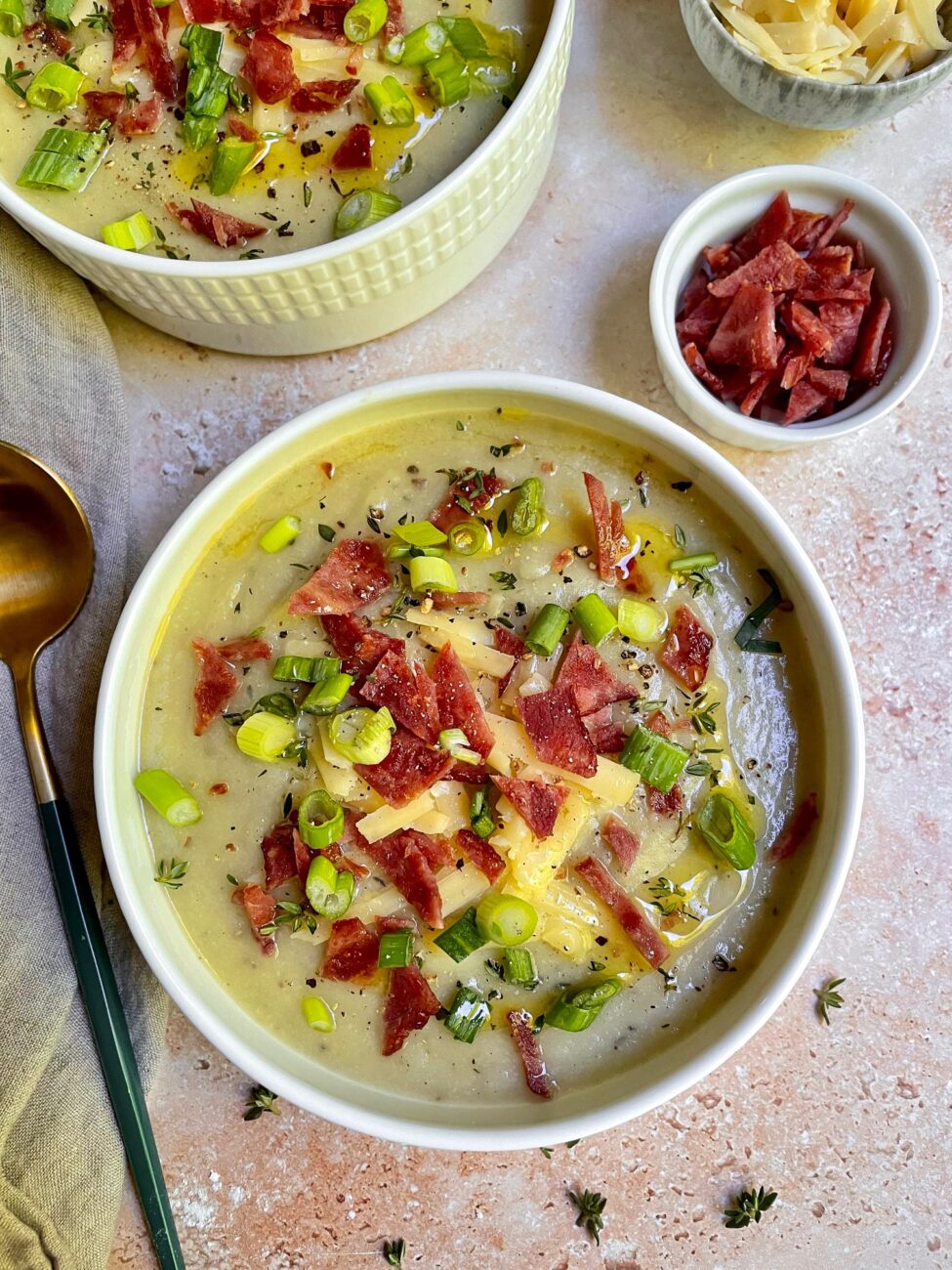 potato soup with cauliflower