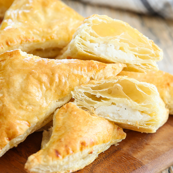 puff pastry with potato filling