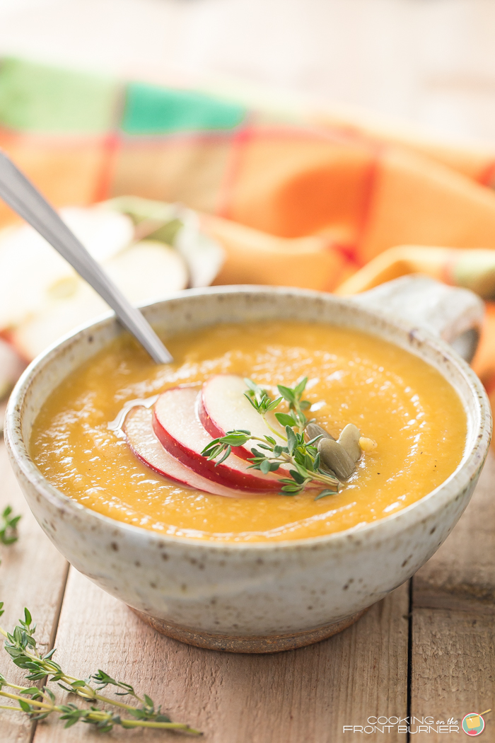 pumpkin soup with apple