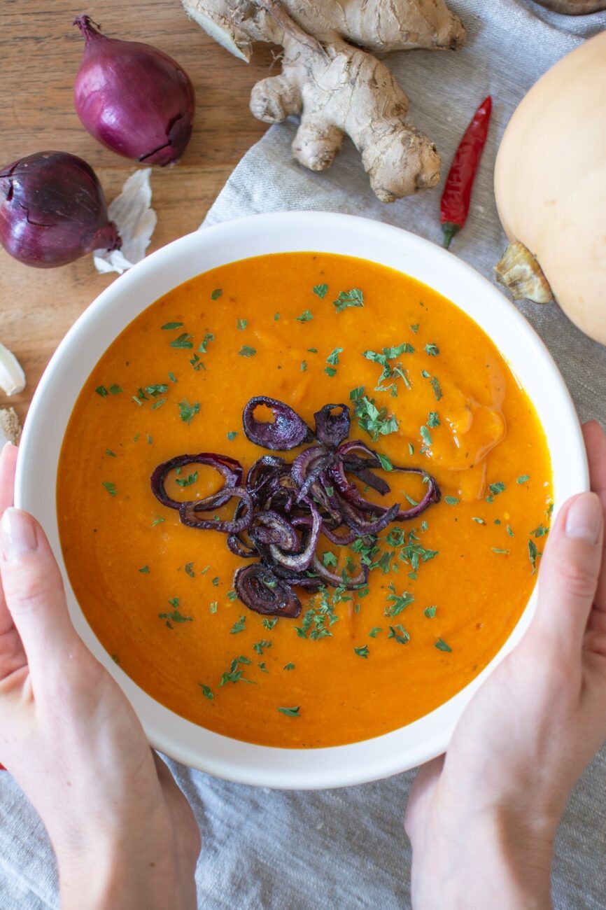 pumpkin soup with carrots