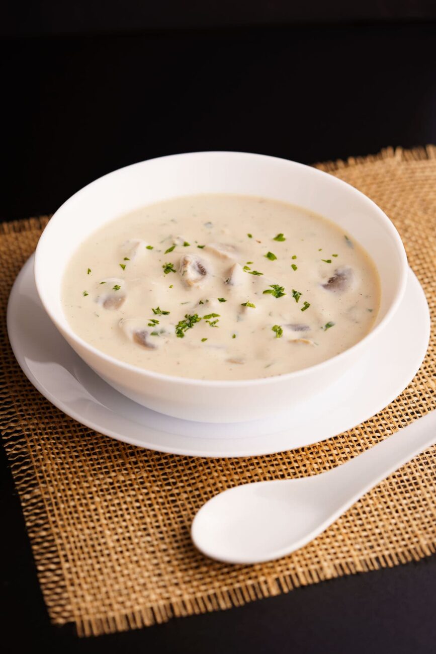 rich mushroom soup