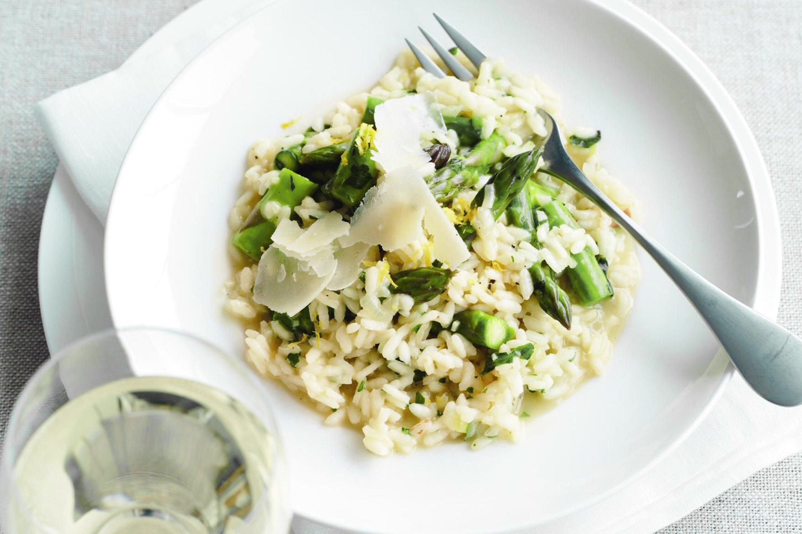 risotto with asparagus scaled