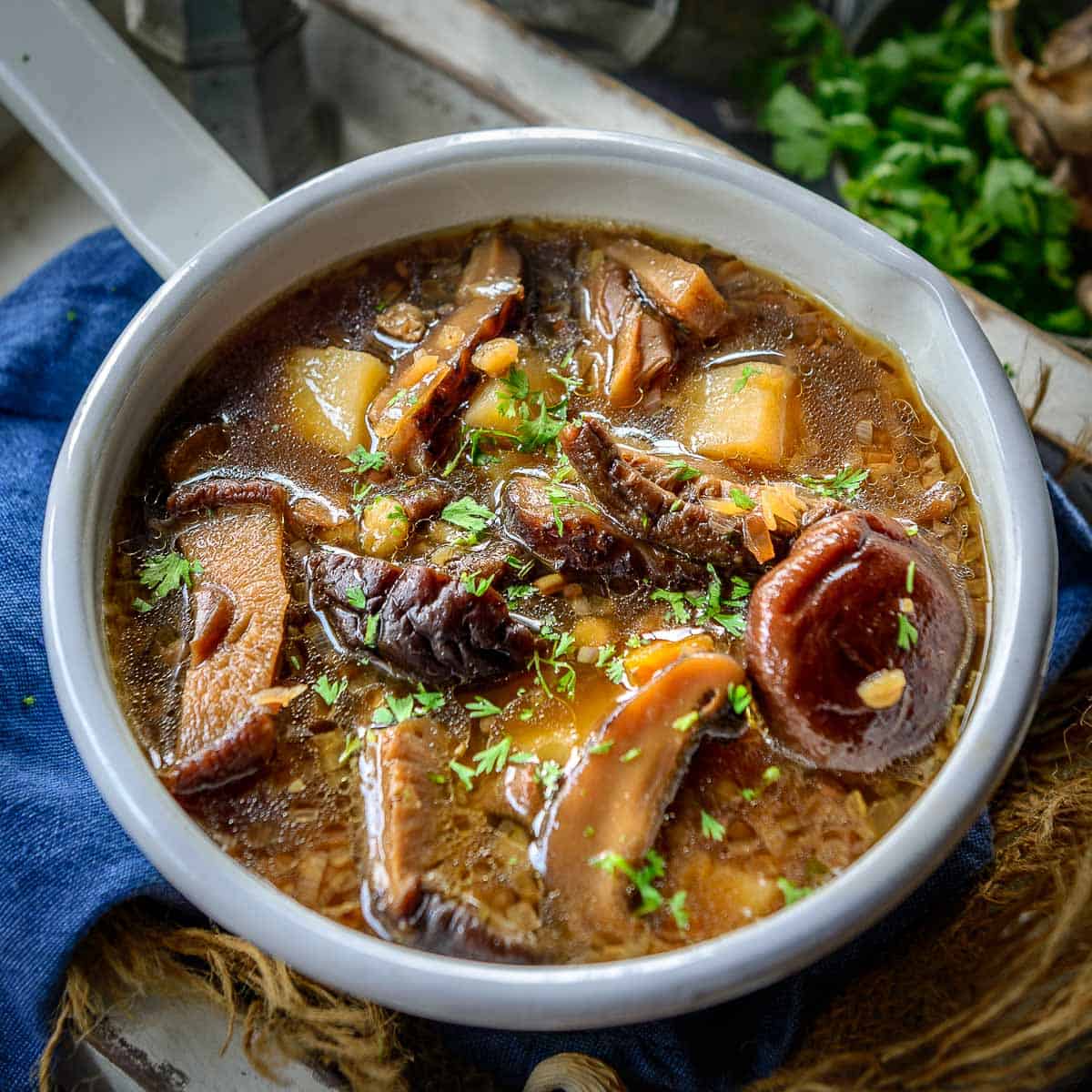 soup with mushrooms