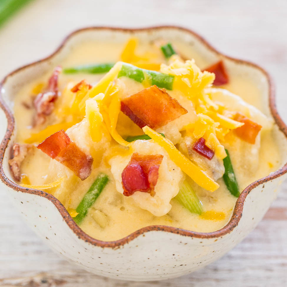 sour potato soup with grated dough