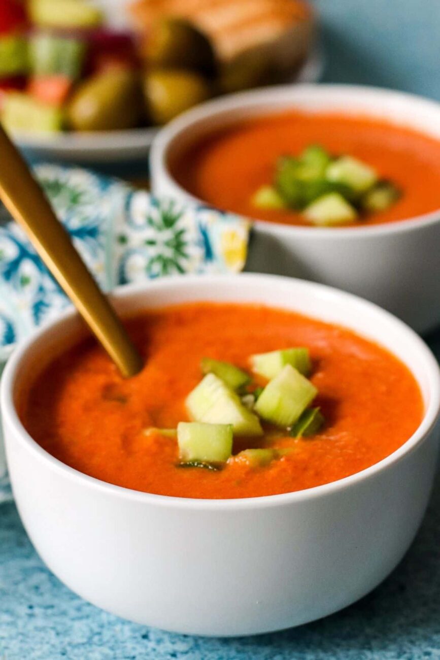 spanish cold soup gazpacho