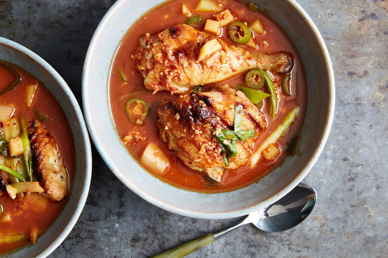 spicy chicken soup