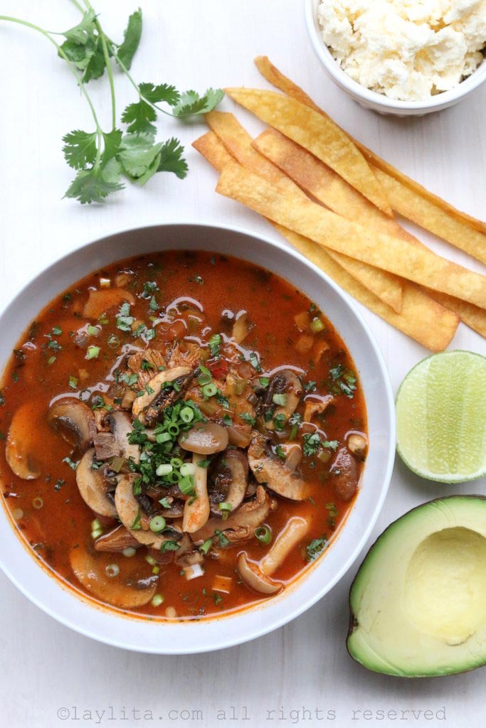 spicy mushroom soup