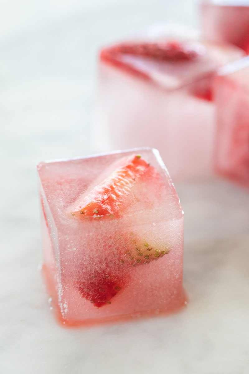 strawberry cube