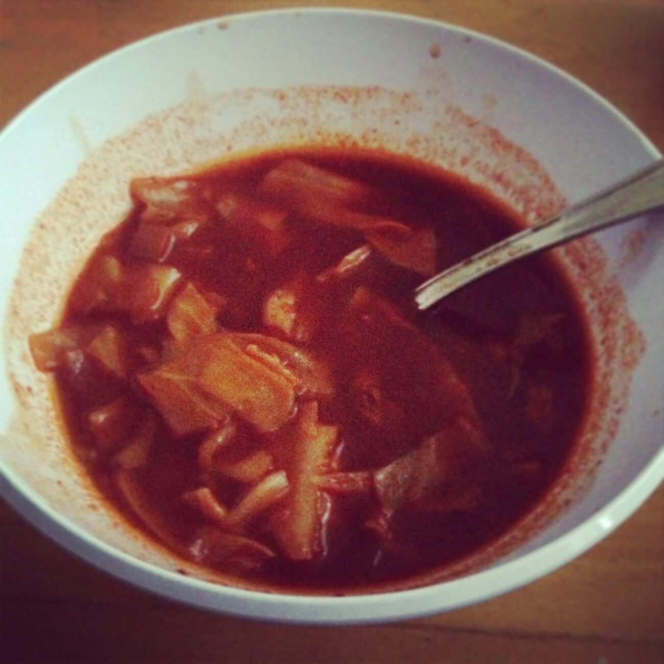 sweet and sour cabbage soup