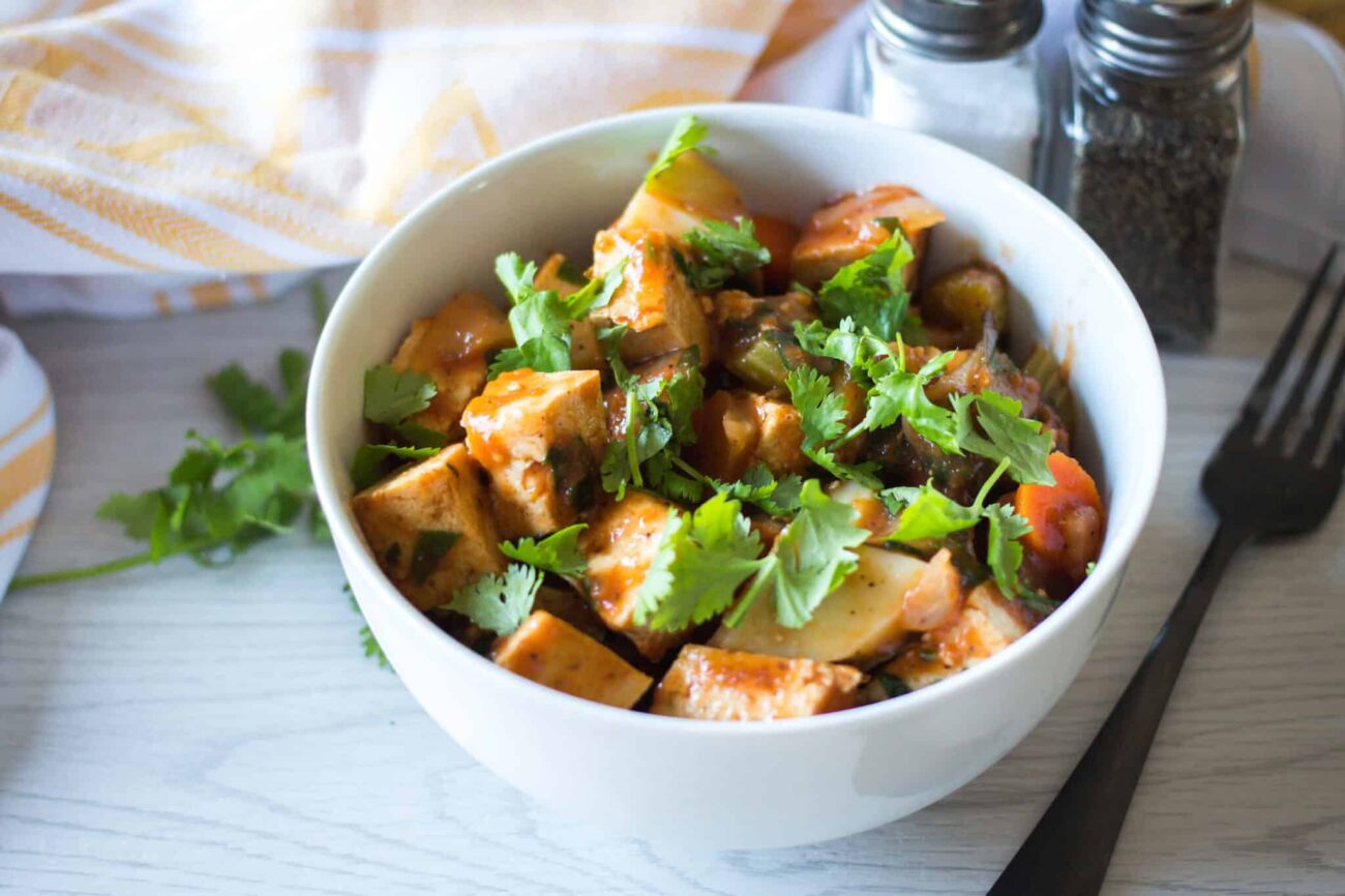 tofu stewed with vegetable recipes