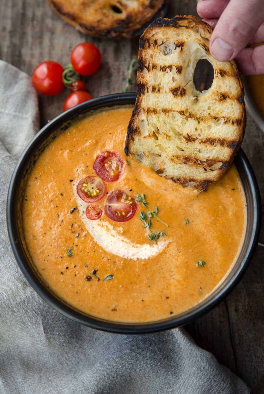 tomato puree soup