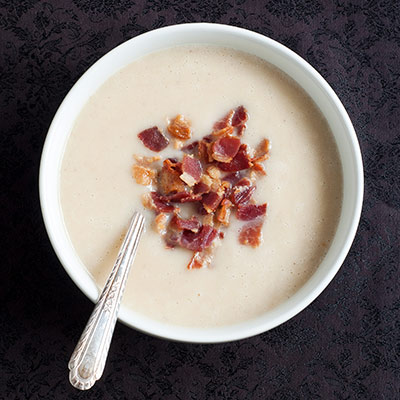 turnip soup with bacon