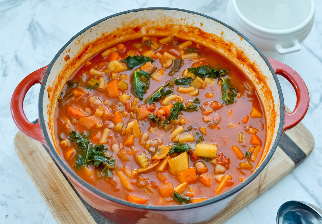 vegetable soup minestrone 1