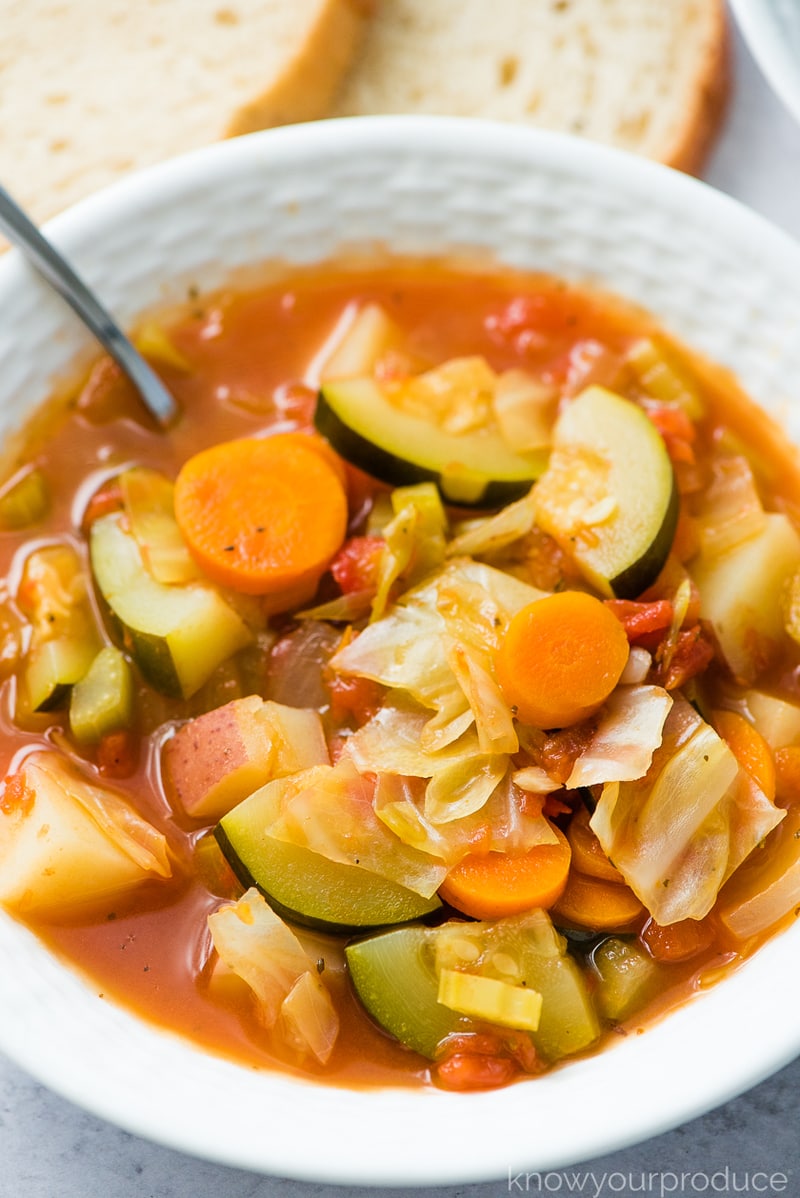 vegetable soup to warm up