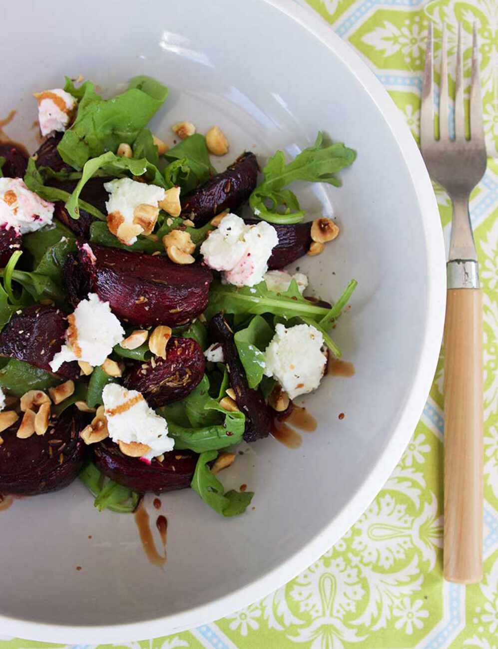 warm beetroot salad