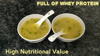 whey soup with funnel cake 1