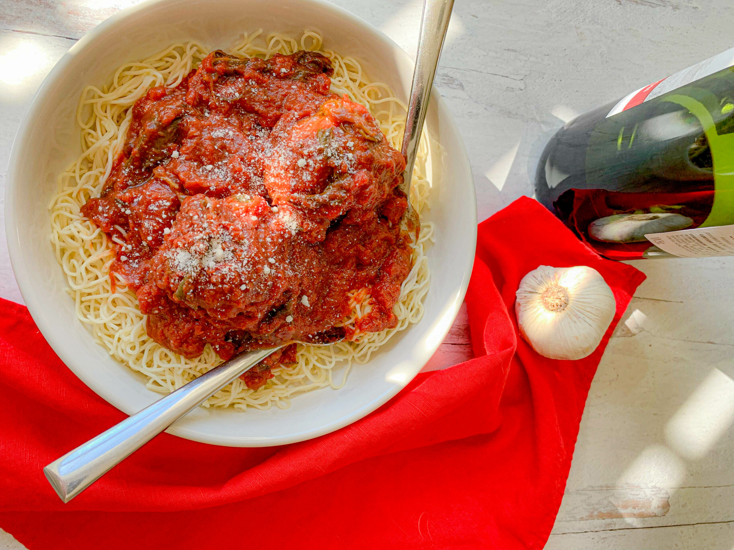 a sauce for meatballs and no marinara recipe