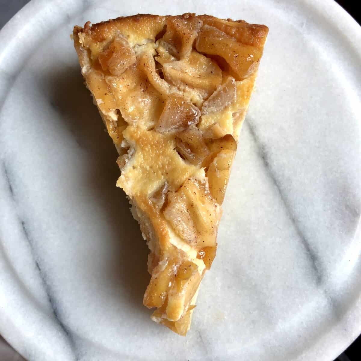 apple pie with mascarpone