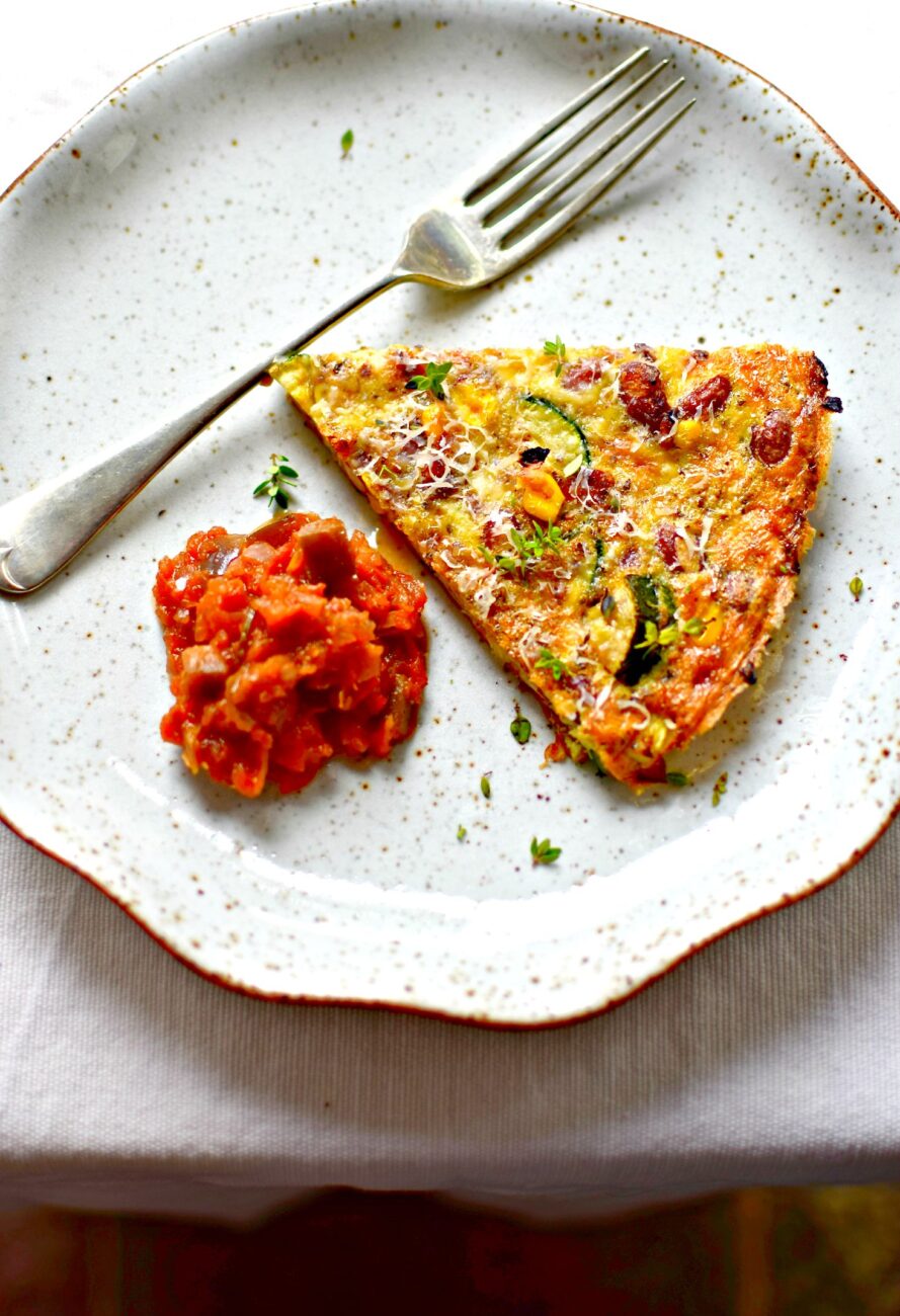 aubergine and tomato tartare