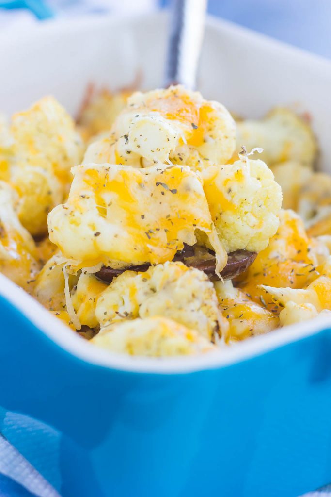 baked cauliflower with cheese