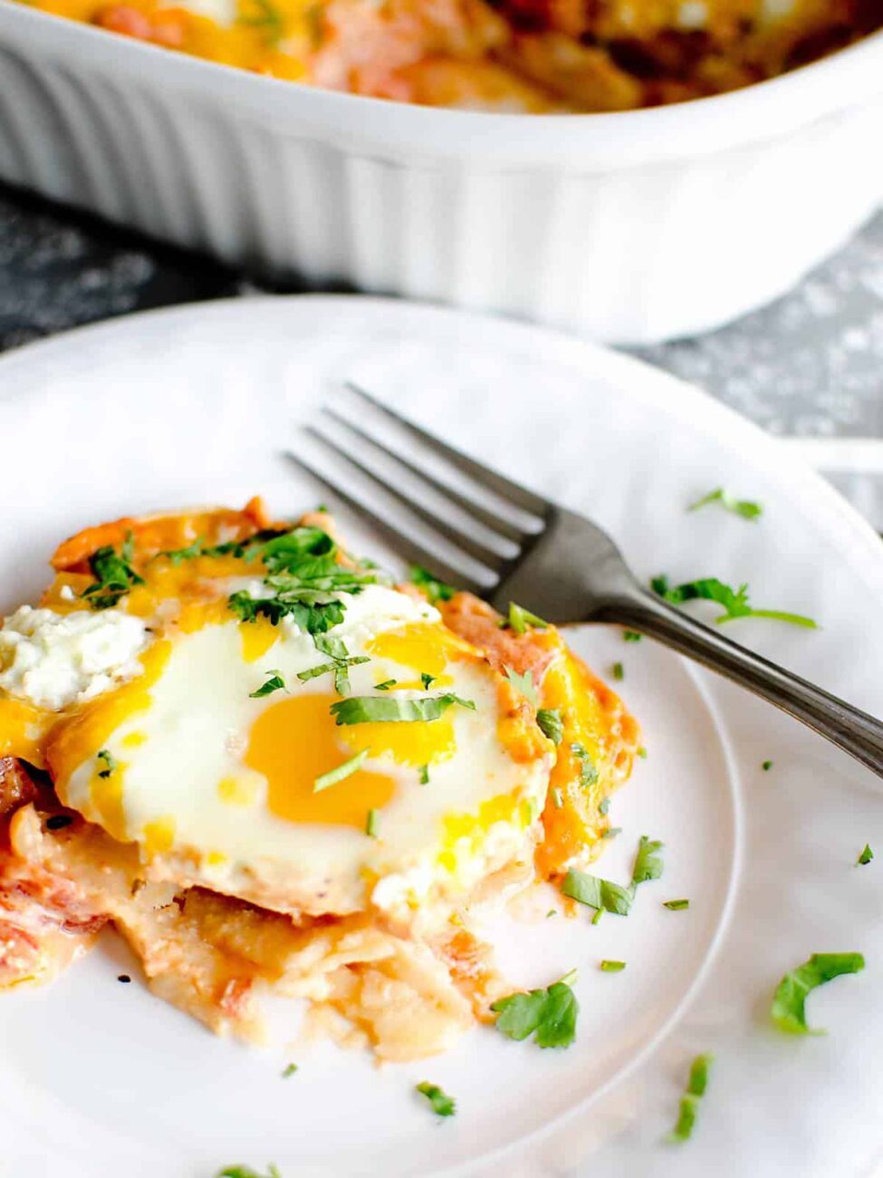 baked eggs with cream