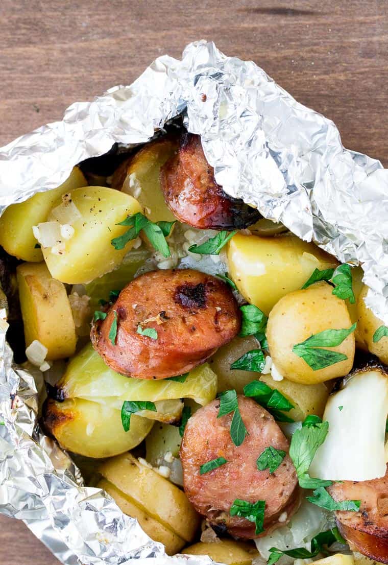 baked potatoes with sausage 1