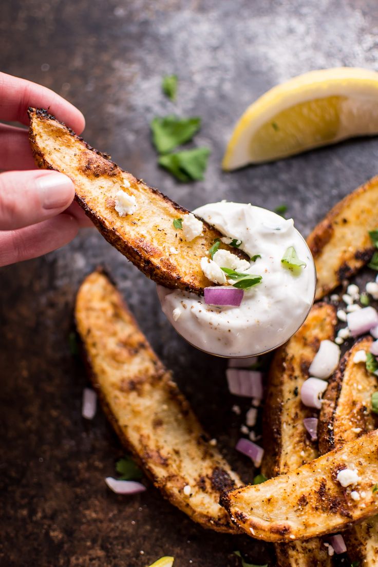 baked potatoes with tzatziki