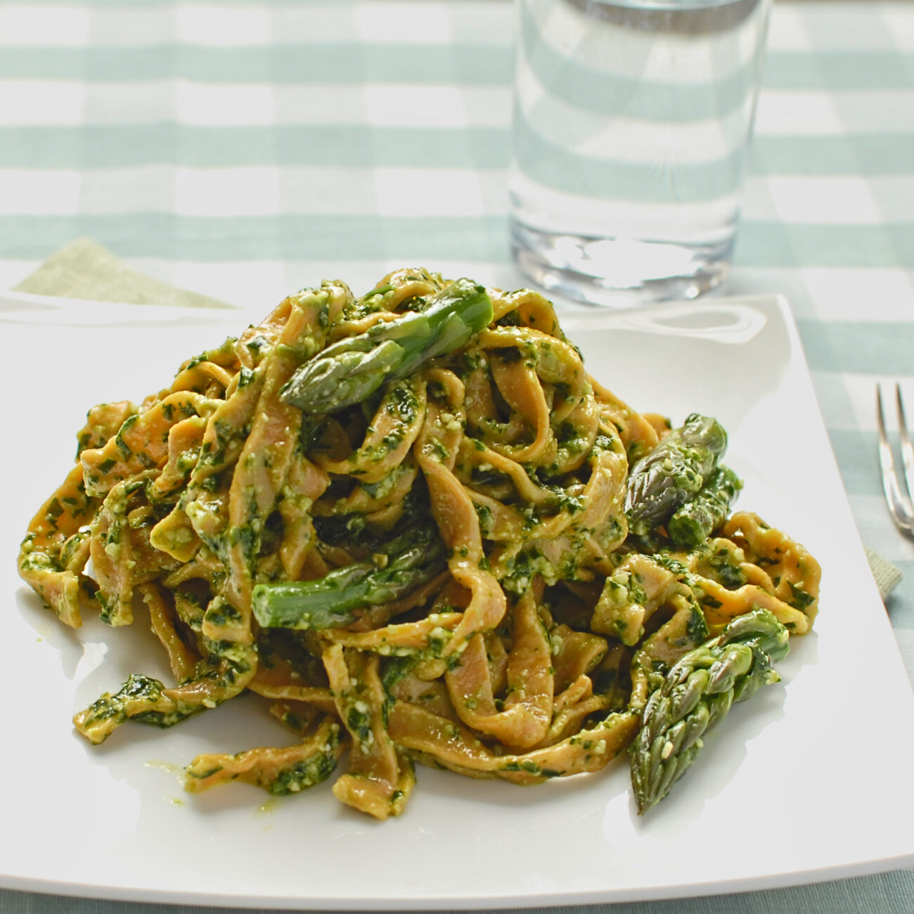 bear garlic pesto stir fry