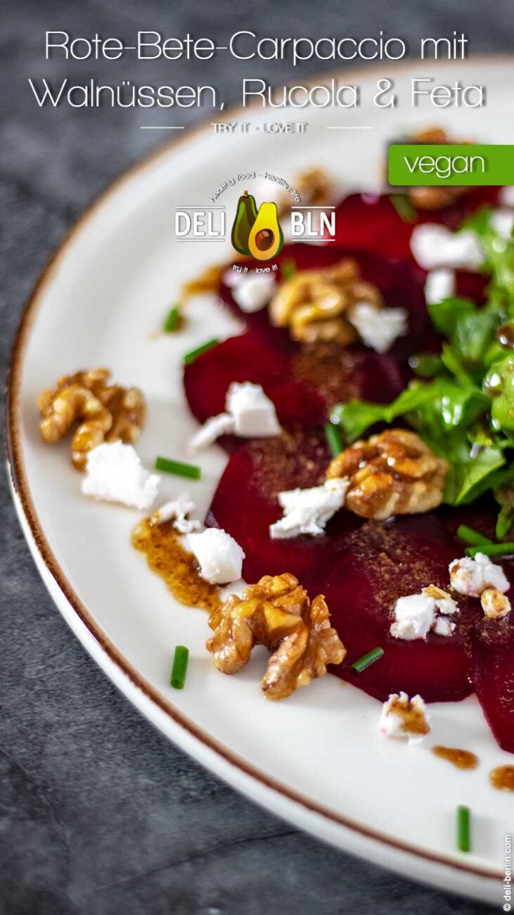 beetroot and goat cheese carpaccio