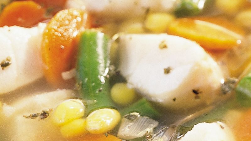 boiled fish garnished with vegetable recipes