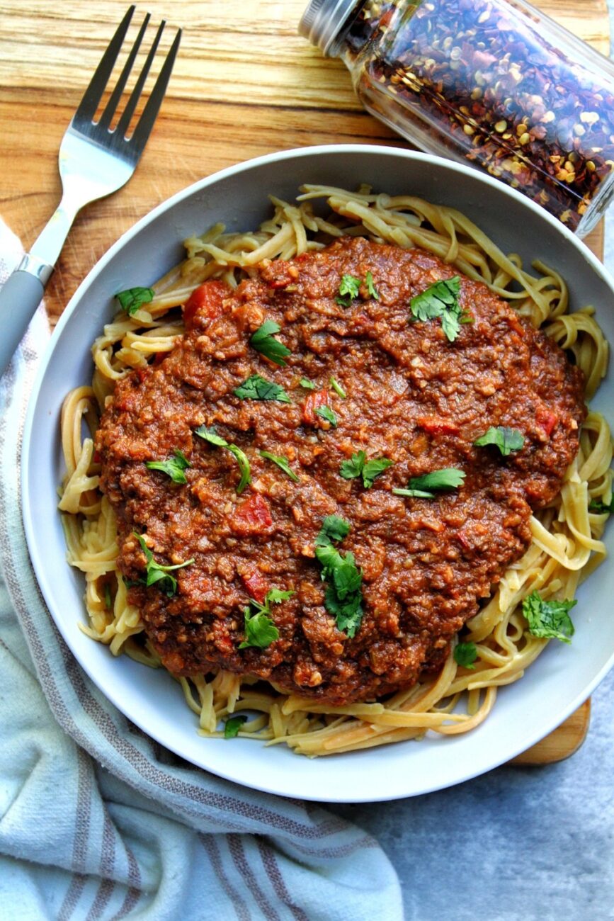 bolognese walnut sauce