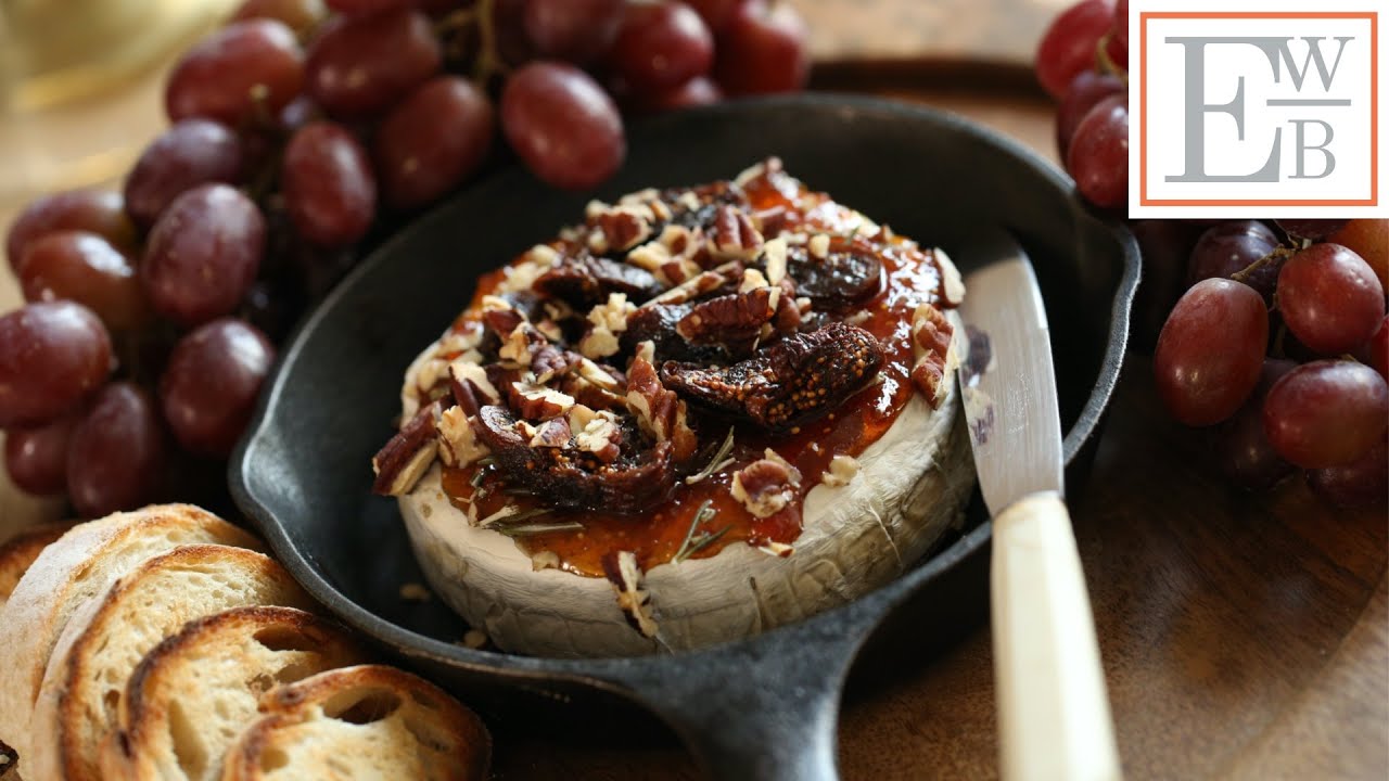 brie with fruit and nuts