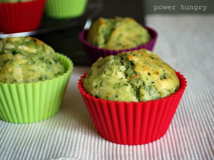 broccoli muffins with dressing