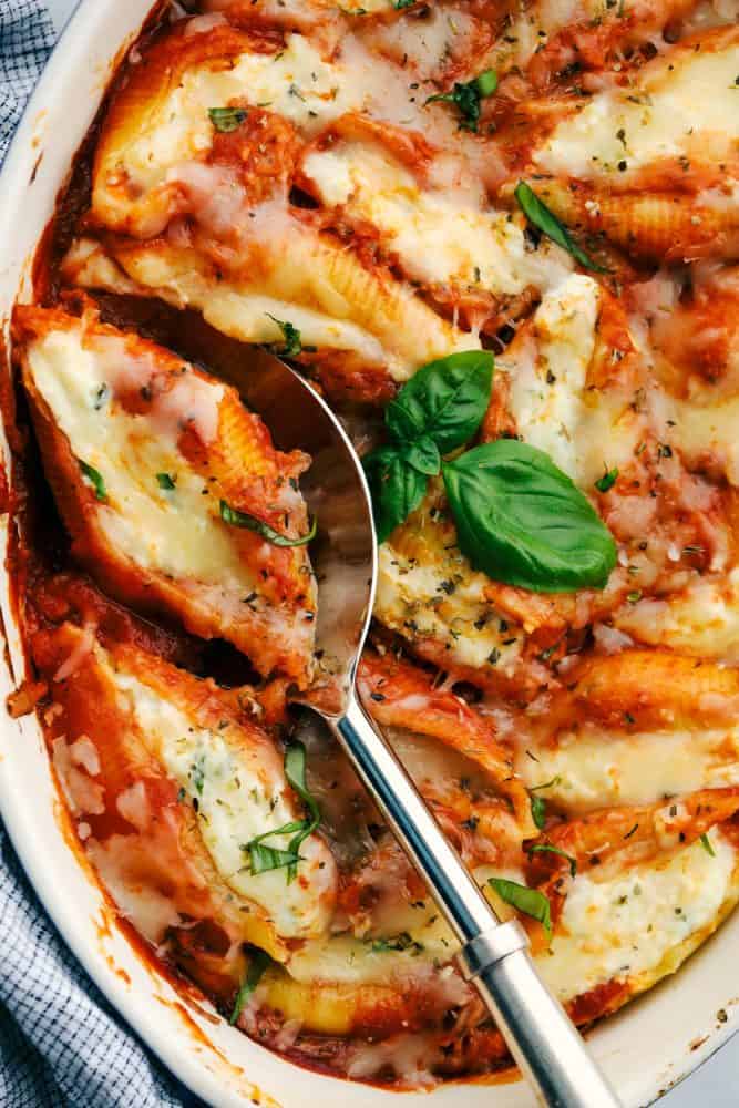 cheese stuffed shells recipe