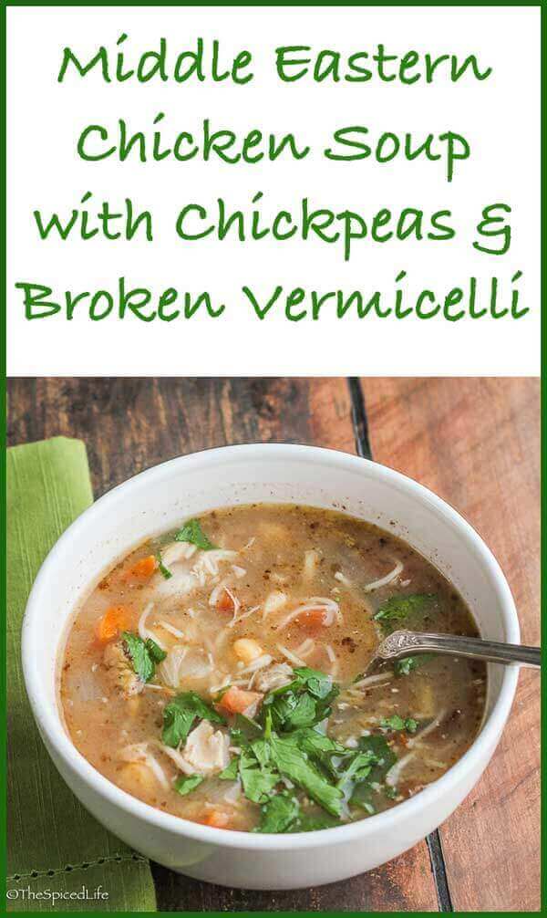 chicken soup with chickpeas