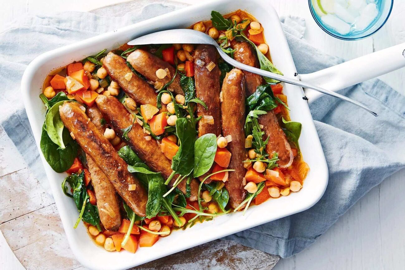 chickpea eintopf with sausage