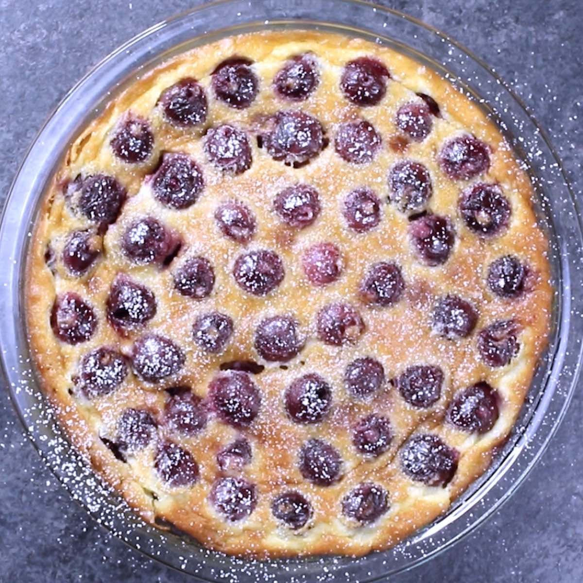 clafoutis with cherries