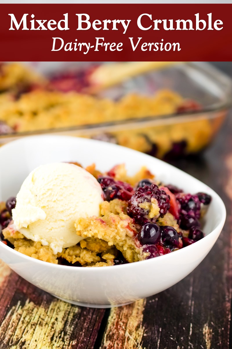 egg and flour soup crumble