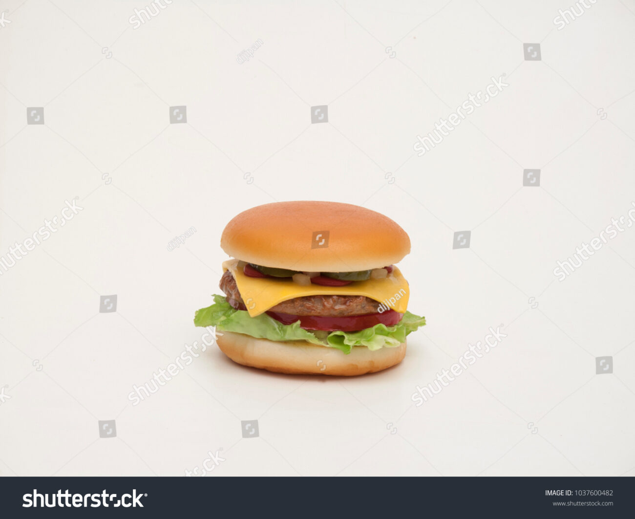 fake hamburger