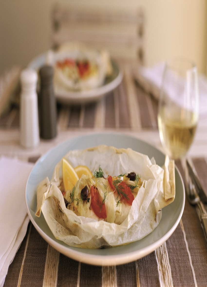 fish cooked in parchment