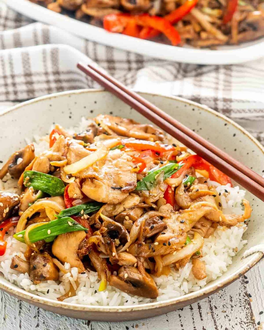 frozen mushroom stir fry