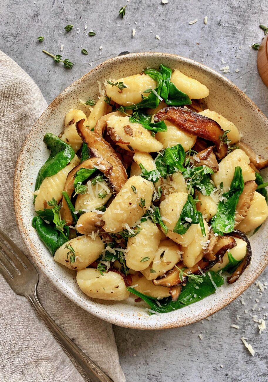 gnocchi with mushrooms