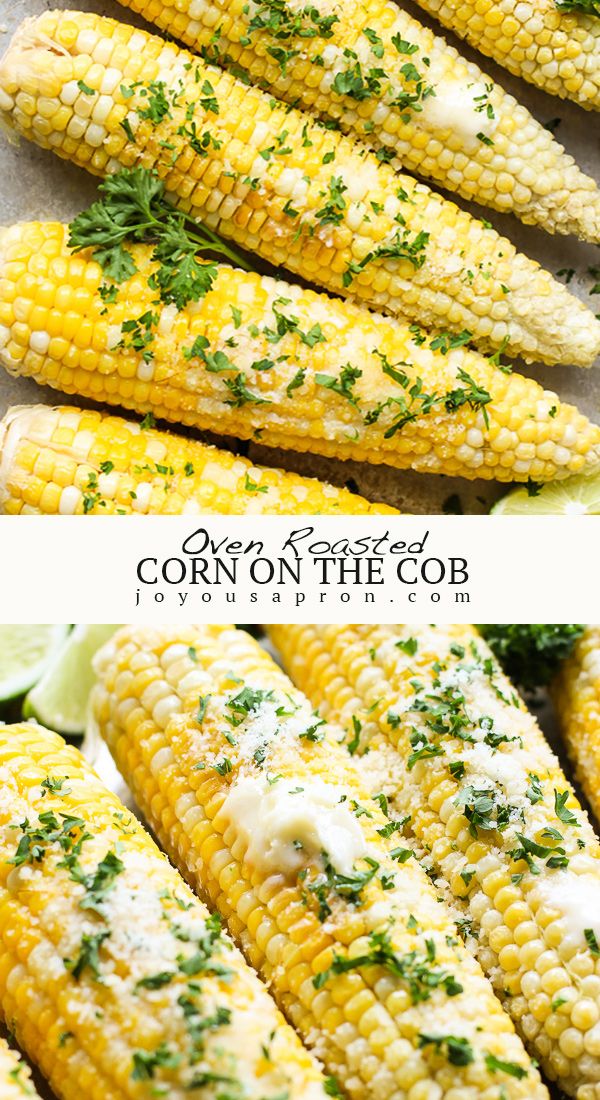 grilled corn with herbs