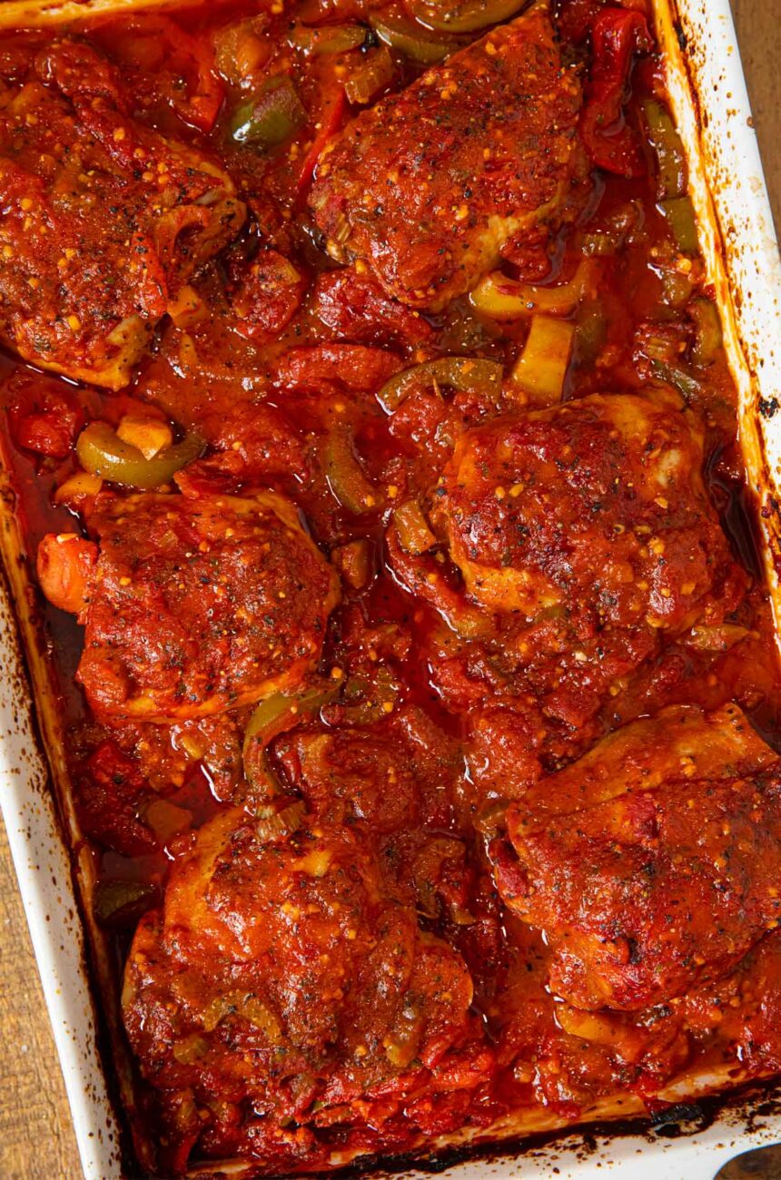 half chicken breast bone cooked in the tomato sauce recipe