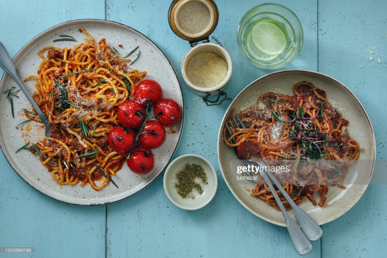 ham and tomato sauce for pasta